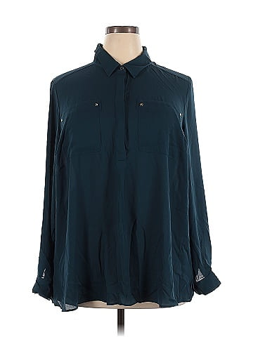 Lane Bryant Long Sleeve Blouse (view 1)
