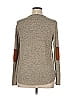 Pink Clover Metallic Tan Pullover Sweater Size XL - photo 2