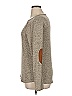 Pink Clover Metallic Tan Pullover Sweater Size XL - photo 4