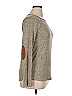 Pink Clover Metallic Tan Pullover Sweater Size XL - photo 3