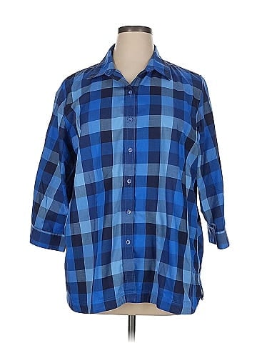 Coldwater Creek 3/4 Sleeve Button-Down Shirt (view 1)