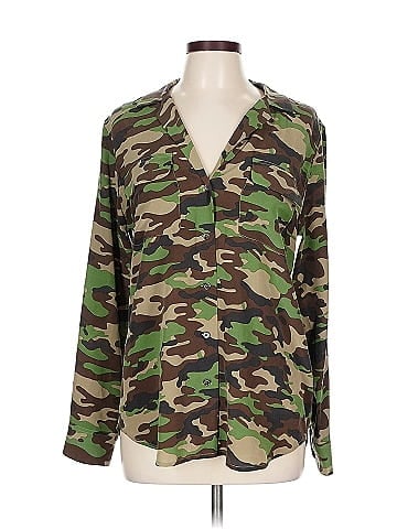Equipment Long Sleeve Button-Down Shirt (view 1)