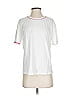 MNG 100% Cotton White Short Sleeve T-Shirt Size XS - photo 1