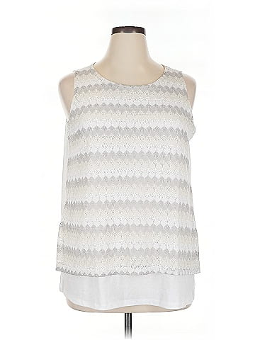 DG^2 by Diane Gilman Sleeveless Blouse (view 1)
