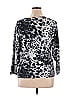 Susan Graver Animal Print Silver Pullover Sweater Size XL - photo 2