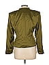 Kay Unger 100% Silk Green Silk Blazer Size 12 - photo 2