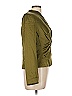 Kay Unger 100% Silk Green Silk Blazer Size 12 - photo 3