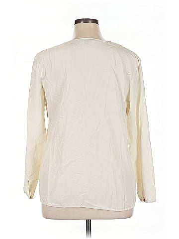 Classiques Entier 3/4 Sleeve Silk Top (view 2)
