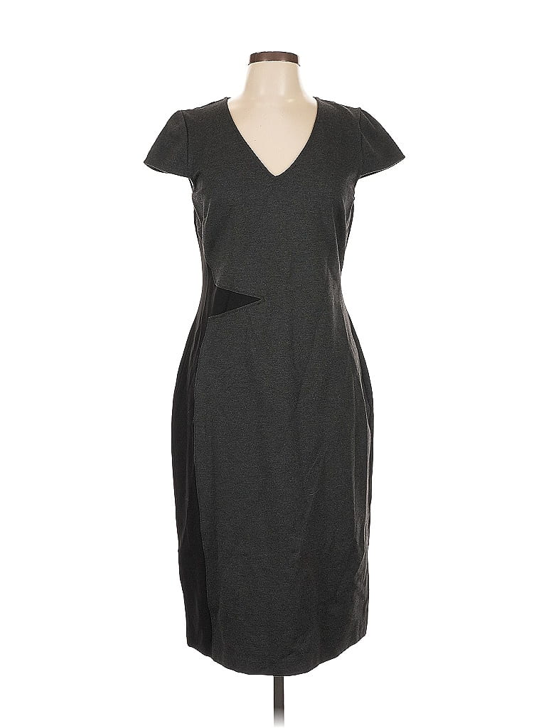 Marc New York Andrew Marc Gray Casual Dress Size 10 - photo 1