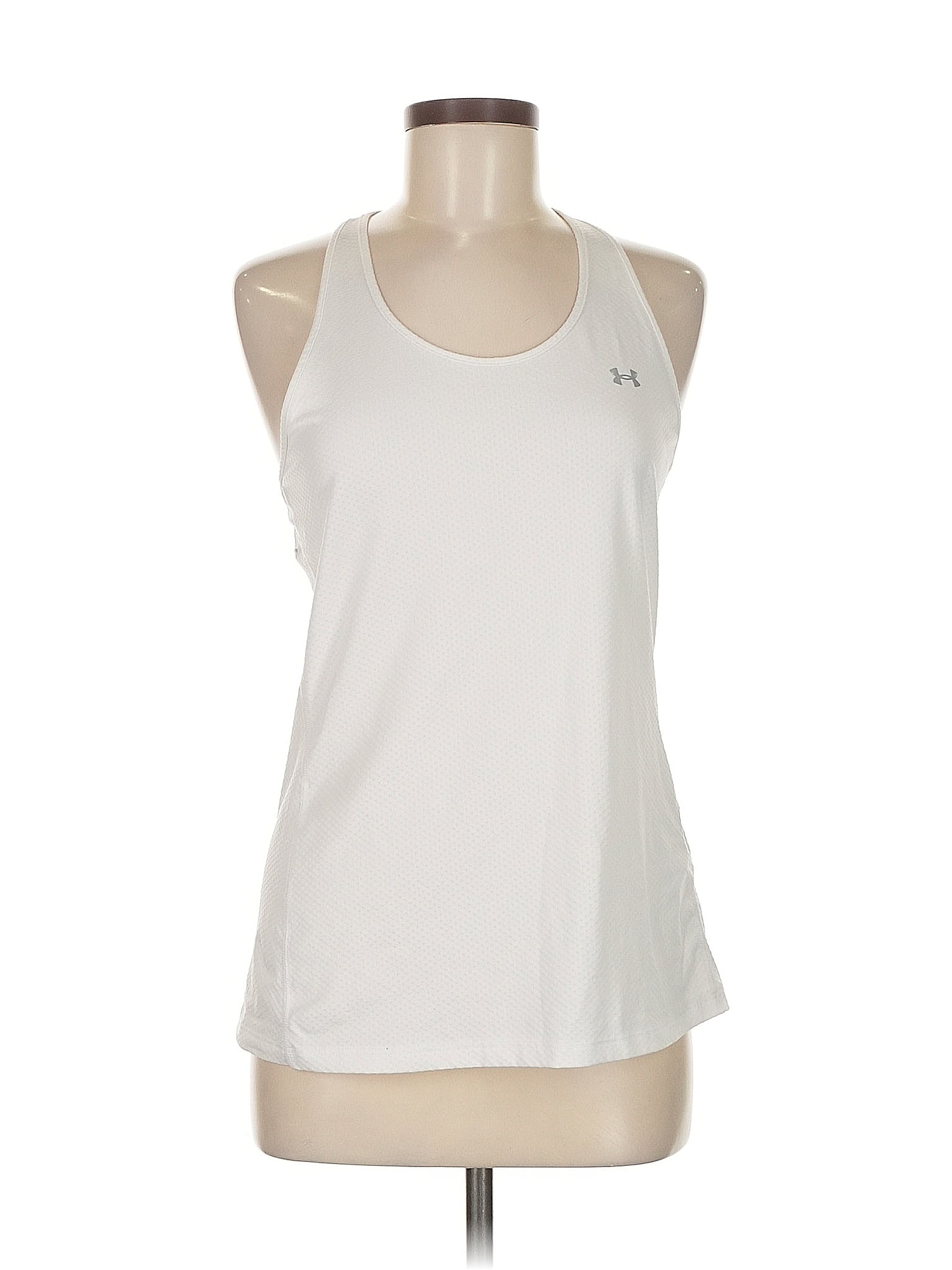 Under Armour White Active Tank Size M
