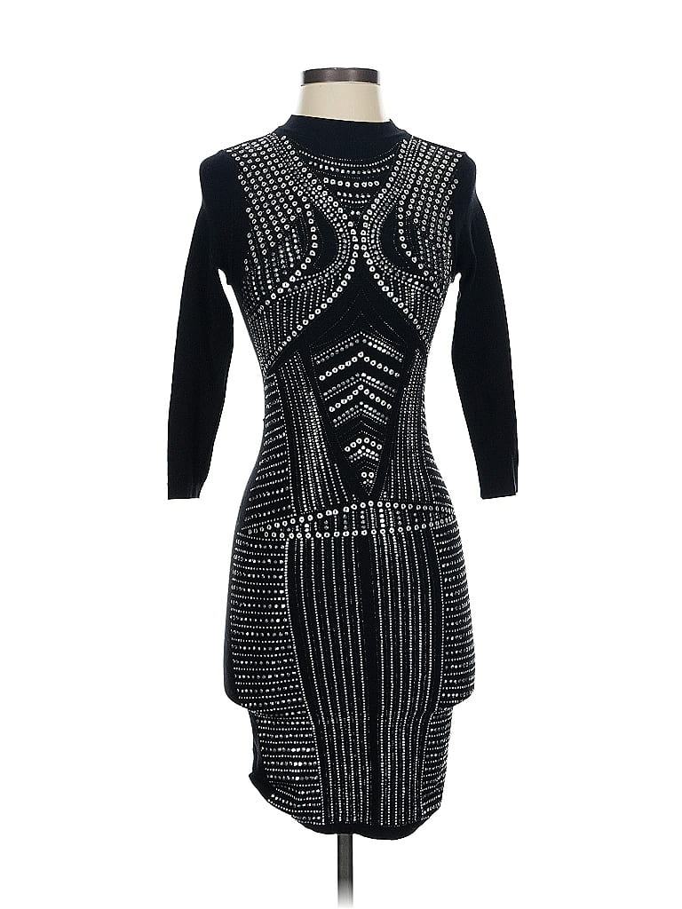 Pre-owned Bebe Cocktail Dress In Black