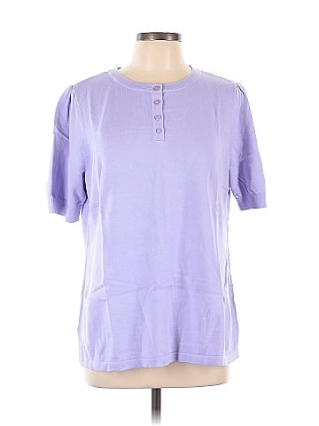 Isaac Mizrahi LIVE! Short Sleeve Henley (view 1)