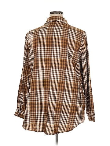 Fashion Nova 3/4 Sleeve Button-Down Shirt (view 2)