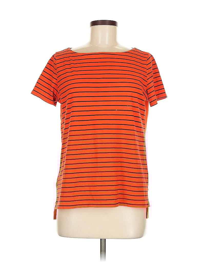 Pre-owned Jones New York Signature Short Sleeve T-shirt In Orange