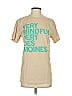 Next Level Apparel 100% Cotton Tan Short Sleeve T-Shirt Size S - photo 1
