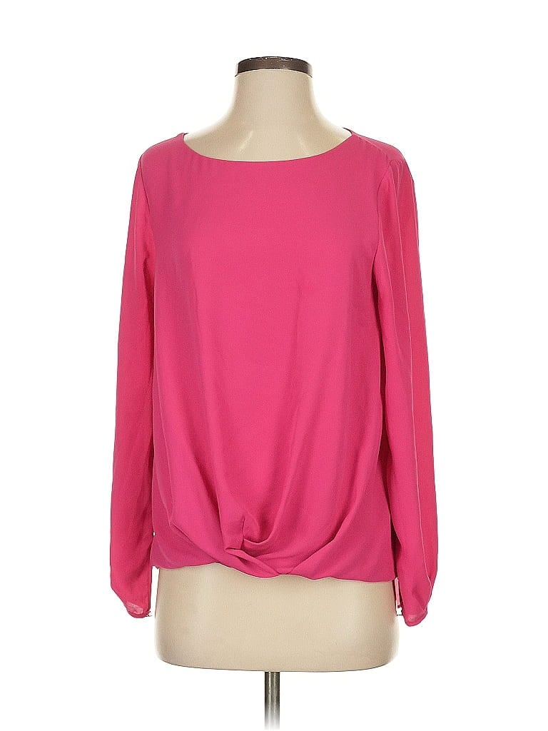 Pre-owned Vince Camuto Long Sleeve Blouse In Pink