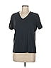 Diesel 100% Cotton Solid Black Blue Short Sleeve T-Shirt Size M - photo 1