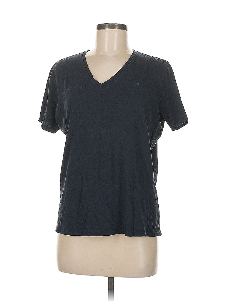 Diesel 100% Cotton Solid Black Blue Short Sleeve T-Shirt Size M - photo 1