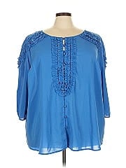 Roaman's 3/4 Sleeve Blouse