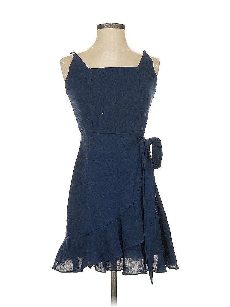 Pre-owned Unbranded Cocktail Dress In Blue