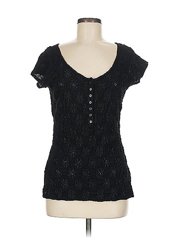 INC International Concepts Short Sleeve Henley (view 1)