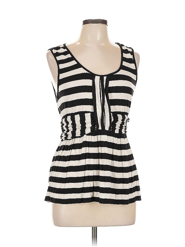 Pre-owned Max Studio Sleeveless Blouse In Black