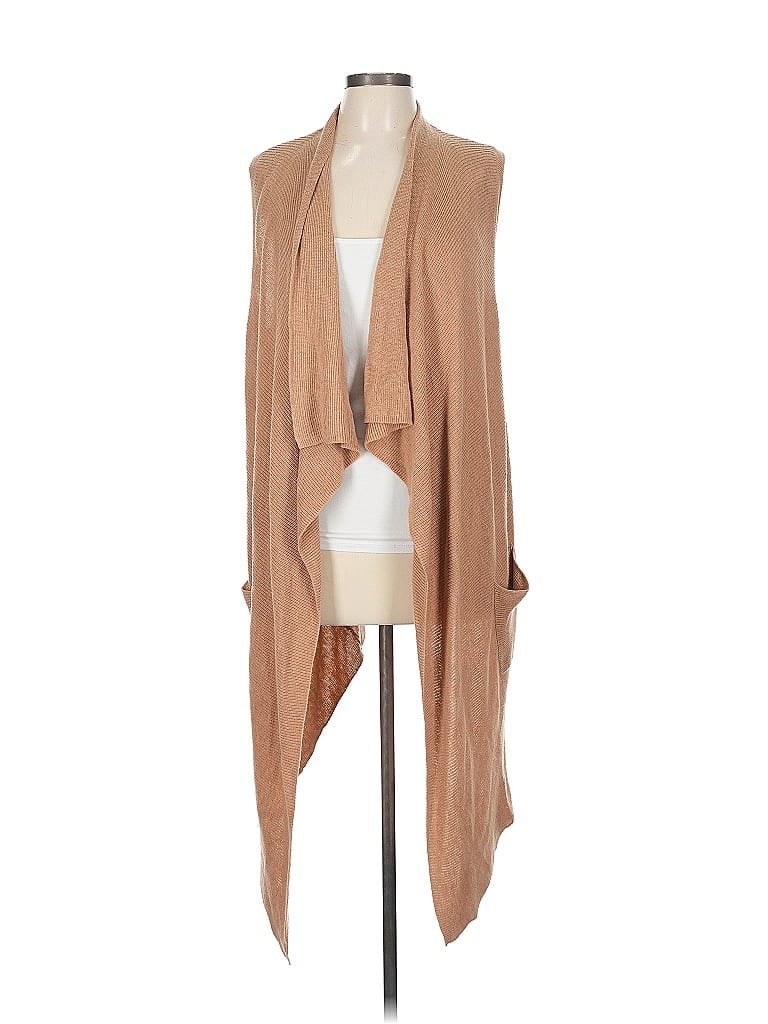 Pre-owned Assorted Brands Cardigan Sweater In Brown