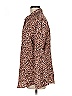 Umgee 100% Polyester Animal Print Brown Long Sleeve Blouse Size M - photo 4