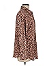 Umgee 100% Polyester Animal Print Brown Long Sleeve Blouse Size M - photo 3
