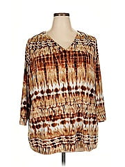 Susan Graver 3/4 Sleeve T Shirt