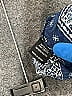 Olivaceous 100% Polyester Paisley Blue Casual Pants Size L - photo 4
