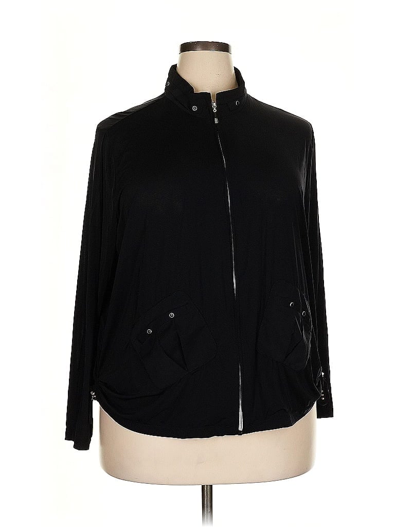 Pre-owned Sunsense By Jamie Sadock Cardigan Sweater In Black