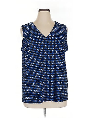 Anne Klein Sleeveless Blouse (view 1)