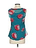 CAbi 100% Polyester Teal Sleeveless T-Shirt Size XS - photo 2