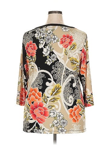 JM Collection 3/4 Sleeve Blouse (view 2)