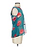 CAbi 100% Polyester Teal Sleeveless T-Shirt Size XS - photo 4