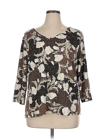 Karen Scott 3/4 Sleeve T-Shirt (view 1)