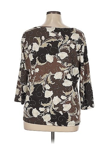 Karen Scott 3/4 Sleeve T-Shirt (view 2)