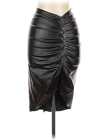 Missguided Faux Leather Skirt (view 2)