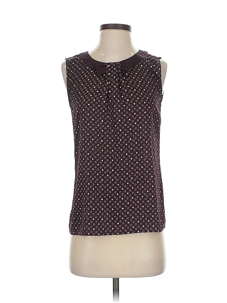 Click to view more detailed imagery on our partner's website Pre-owned Ann Taylor Sleeveless Blouse In Burgundy