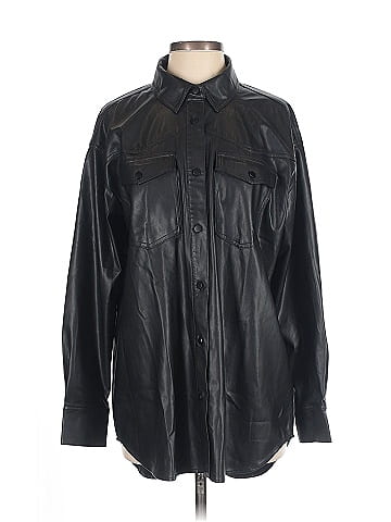 Sofia by Sofia Vergara Faux Leather Top (view 1)