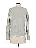 DKNY Jeans Metallic Silver Tan Pullover Sweater Size S - photo 2