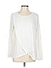 DG^2 by Diane Gilman Ivory Long Sleeve T-Shirt Size L - photo 1