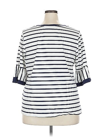 Isaac Mizrahi LIVE! 3/4 Sleeve T-Shirt (view 2)