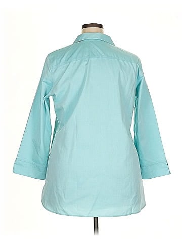 Foxcroft 3/4 Sleeve Button-Down Shirt (view 2)