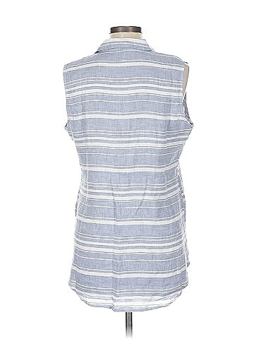 Ellen Tracy Sleeveless Button-Down Shirt (view 2)