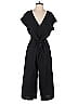 Cloth & Stone 100% Linen Solid Black Jumpsuit Size XS - photo 1