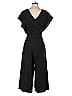 Cloth & Stone 100% Linen Solid Black Jumpsuit Size XS - photo 2