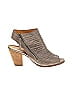 Paul Green Gray Tan Heels Size UK 8 / US 10 - photo 1