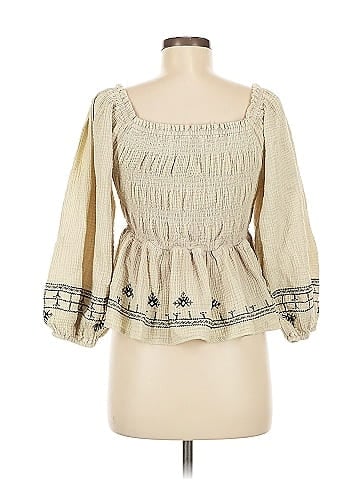 Easel 3/4 Sleeve Blouse (view 2)